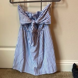 Strapless summer dress